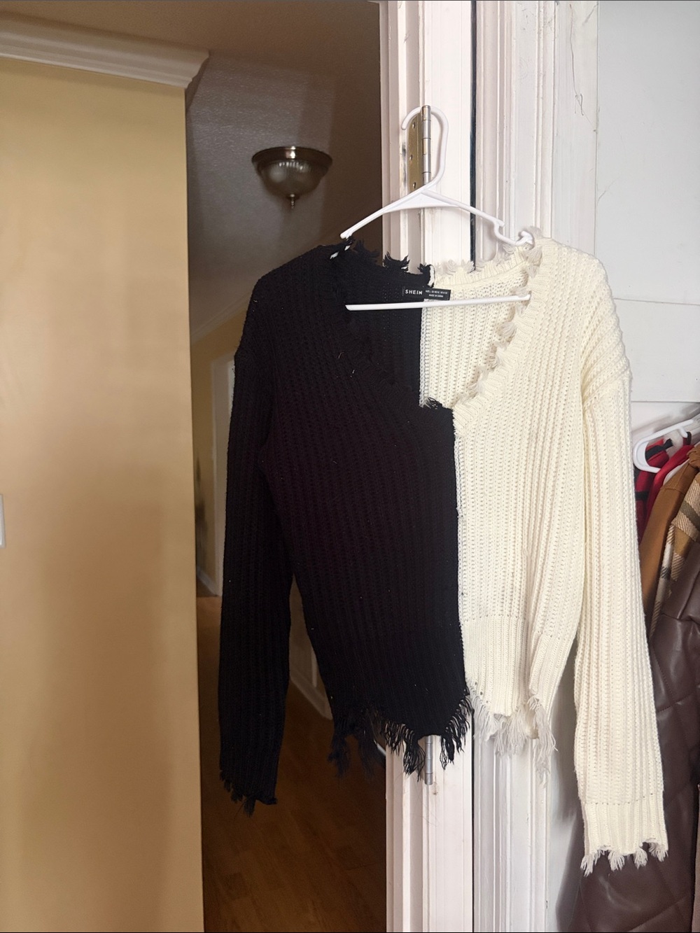 SHEIN Black & White Sweater